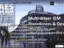 Tablet Screenshot of cymbacavum.com